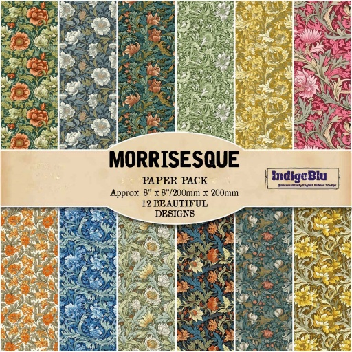 8'' x 8'' Morrisesque Paper Pack